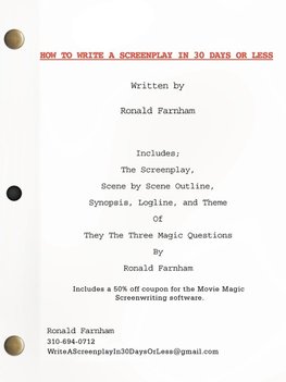 How To Write A Screenplay In 30 Days Or Less