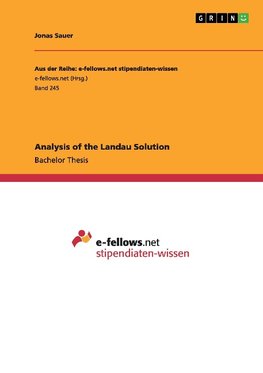 Analysis of the Landau Solution
