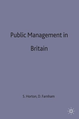 Public Management in Britain