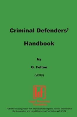 Criminal Defenders Handbook