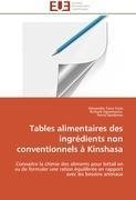 Tables alimentaires des ingrédients non conventionnels à Kinshasa