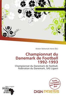 Championnat du Danemark de Football 1992-1993