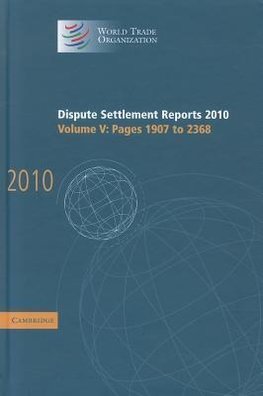 Dispute Settlement Reports 2010: Volume 5, Pages 1907¿2368