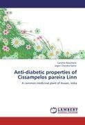 Anti-diabetic properties of Cissampelos pareira Linn
