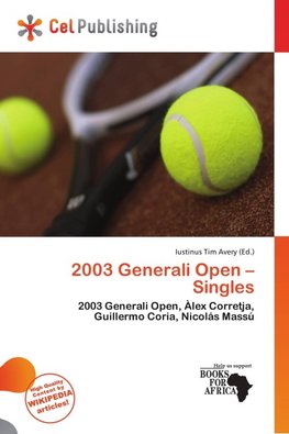 2003 Generali Open - Singles