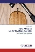 How Africans Underdeveloped Africa: