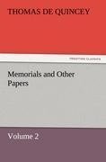 Memorials and Other Papers - Volume 2