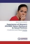 Experiences of Women's HIV/AIDS Status Disclosure to Sexual Partners