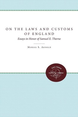 On the Laws and Customs of England
