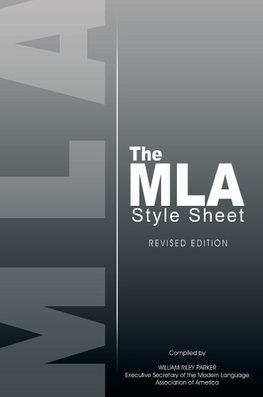 The MLA Style Sheet