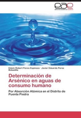 Determinación de Arsénico en aguas de consumo humano