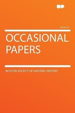 Occasional Papers Volume 6
