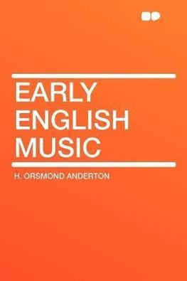 Early English Music