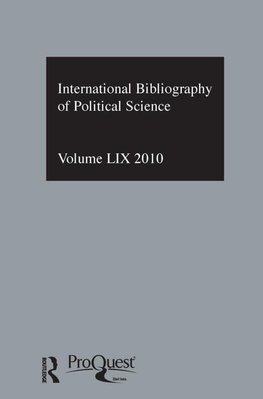 Scie, T: IBSS: Political Science: 2010 Vol.59