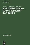 Children's Worlds and Children's Language