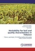 Heritability for leaf and quality characteristics in Tobacco