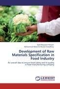 Development of Raw Materials Specification in Food Industry