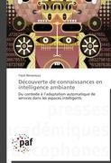 Découverte de connaissances en intelligence ambiante