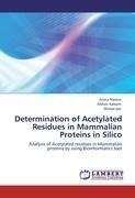 Determination of Acetylated Residues in Mammalian Proteins in Silico