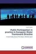 Public Participation in practice in European Water Framework Directive