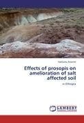 Effects of prosopis on amelioration of salt affected soil