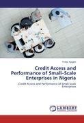 Credit Access and Performance of Small-Scale Enterprises in Nigeria