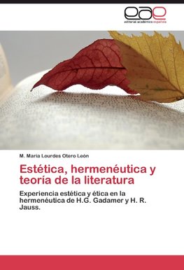 Estética, hermenéutica y teoría de la literatura
