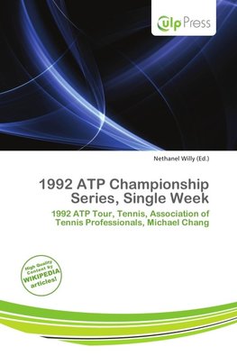 1992 ATP Championship Series, Single Week
