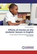 Effects of movies on the students' lexicon in English
