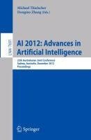 AI 2012: Advances in Artificial Intelligence