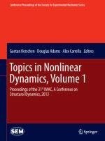 Topics in Nonlinear Dynamics, Volume 1