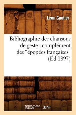 Bibliographie des chansons de geste