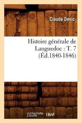 Histoire générale de Languedoc