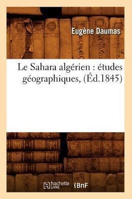 Le Sahara algérien