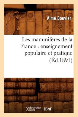 Les mammifères de la France