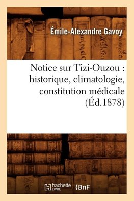 Notice sur Tizi-Ouzou