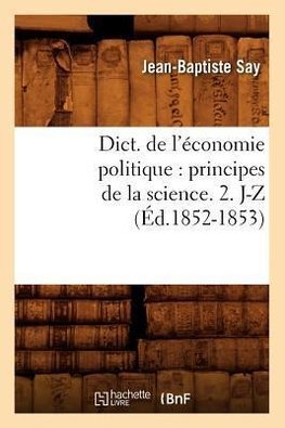 Dict. de l'économie politique