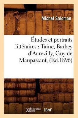 Études et portraits littéraires