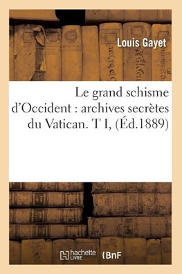 Le grand schisme d'Occident