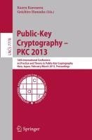 Public-Key Cryptography -- PKC 2013