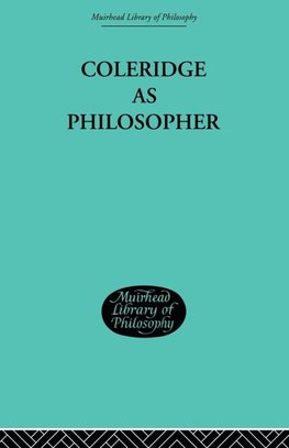 Coleridge as Philosopher