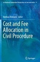 Cost and Fee Allocation in Civil Procedure