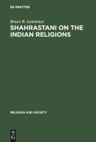 Shahrastani on the Indian Religions