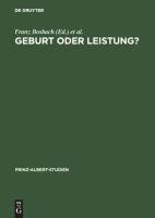 Geburt oder Leistung?
