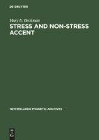Stress and Non-Stress Accent