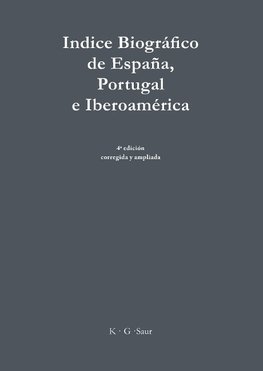 Indice Biográfico de España, Portugal e Iberoamérica