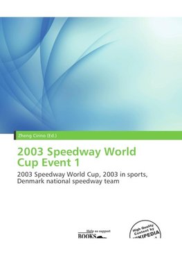2003 Speedway World Cup Event 1