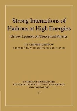 Strong Interactions of Hadrons at High Energies
