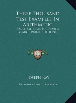 Three Thousand Test Examples In Arithmetic