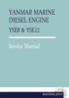 YANMAR MARINE DIESEL ENGINE YSE8